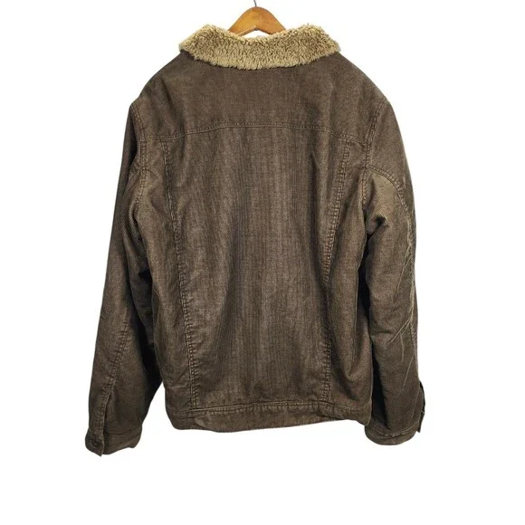 American Eagle Outfitters Vintage Sherpa Corduroy Jacket Size Large